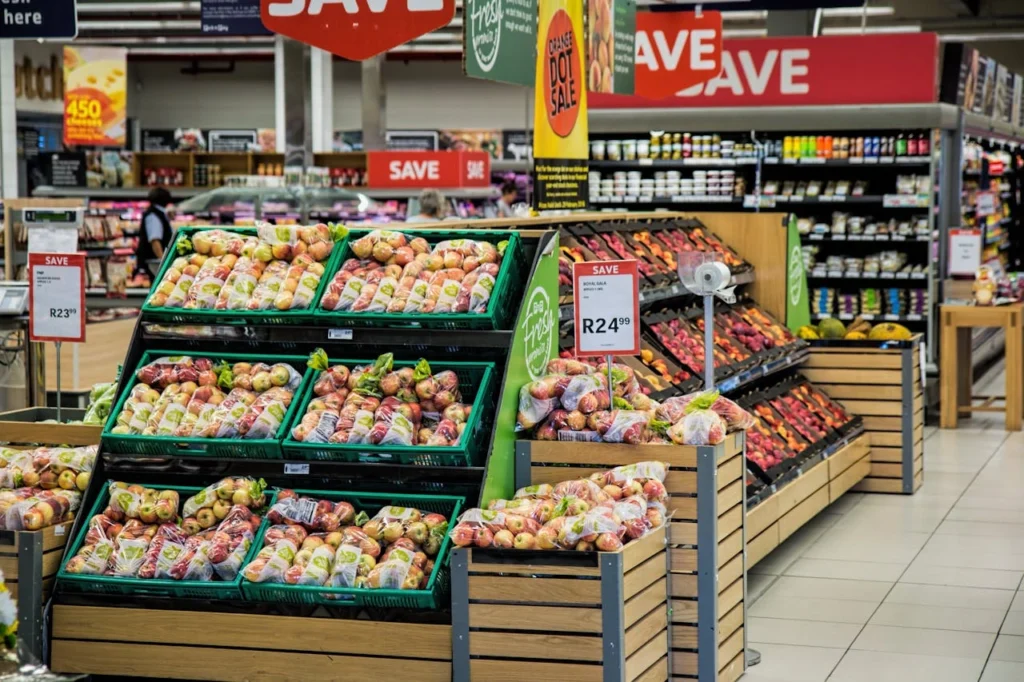 Oświetlenie sklepu spożywczego