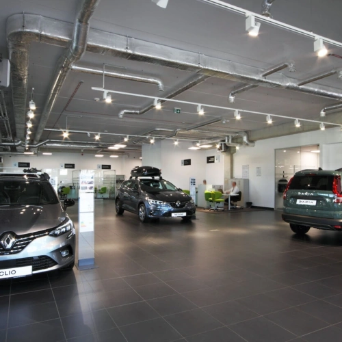 oświetlenie dla salonów samochodowych