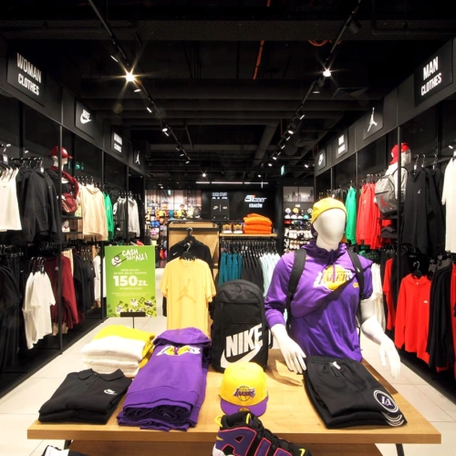 nowoczesne oświetlenie sklepów